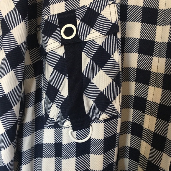 Jonathan Simkhai Gingham Twill Utility Jacket - Picture 15 of 15